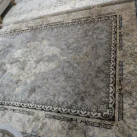 فرش 6 متری بامبو طرح ابریشم 1200شانه