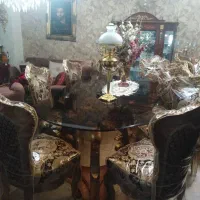 میز نهارخوری ۸نفره چوب گردو سلطنتی