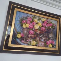 تابلوی هنری کار دست و بسیار فاخر