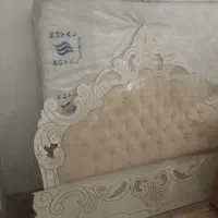 سرویس چوبی و تخت برای جهیزیه بوده صددرصد نو|تخت و سرویس خواب|اسلام‌شهر, شهرک محمدیه|دیوار