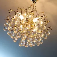 لوستر طلایی  در حد نو