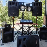 سیستم صوتی کامل با دوعدمیکروفن بیسیم|سیستم صوتی خانگی|فردیس, منظریه|دیوار