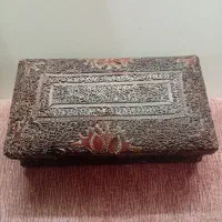 جعبه چرمی قدیمی هنر دست
