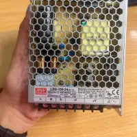 منبع تغذیه صنعتی MEANWELL مدل LRS-100-24