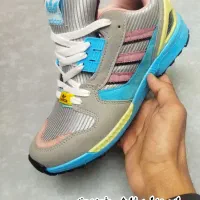کتونی آدیداس zx8000 متالیک گری