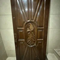 درب چوبی ققنوس