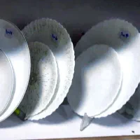 سرویس چینی و آرکوپال|ظروف سرو و پذیرایی|قم, باغ شریفی|دیوار