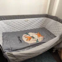 تخت کنار مادر و تخت ایکیا اصل|تخت و سرویس خواب|کلاردشت, |دیوار