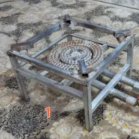 اجاق گاز ۲شیره و ۲شعله،سینی روحی ،سینی استیل اصل