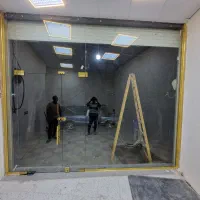 شیشه سکوریت ،کابین دوش حمام بالکن آکاردئونی