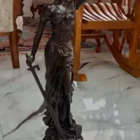 یه جفت مجسمه عدالت پلی استر  ۷۰ سانت