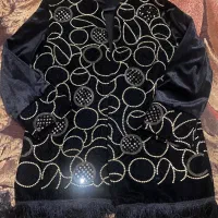 مانتو مخمل سوزن دوزی در حدنونو