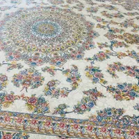 فرش ۶متری دوعدد گل برجسته