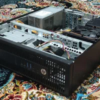 مینی کیس کامپیوتر گیمینگ hp+مانیتور و موس و کیبورد|رایانه رومیزی|خرم‌آباد, |دیوار