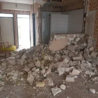 تخریب ساختمان داخلی با هیلتی بنایی کاشیکاری