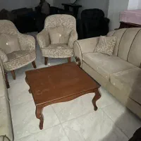 مبلمان هفت نفره با میز ناهار خوری ۸ نفره|مبلمان خانگی و میز عسلی|تهران, خاوران|دیوار