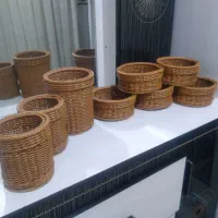 کارهای هنری دست ساز حصیر بافی|صنایع دستی و سایر لوازم تزئینی|خمینی‌شهر, |دیوار