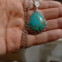 گردنبند کلکسیونی فیروزه نیشابوری اعلا|جواهرات|قدس, شهر‌قدس|دیوار