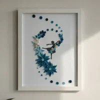 تابلو کوئیلینگ یا ملیله کاغذی