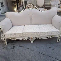 مبل‌سلطنتی‌۷نفره‌تمام‌چوب‌راش(مبلمان‌مرادی)|مبلمان خانگی و میز عسلی|تبریز, |دیوار