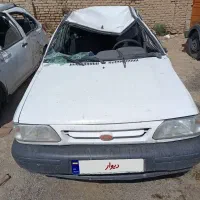 پراید تصادفی مدل ۹۸ از قبل بیرنگ