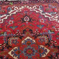 یک جفت فرش هریس  تاجری.   دست بافت|فرش|بستان آباد, |دیوار