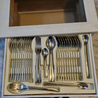 سرویس قاشق چنگال۲۴نفره|ظروف سرو و پذیرایی|اصفهان, محمودیه|دیوار