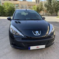 پژو 207 TU5 مشکی مدل 1402 سقف فلز بدون رنگ