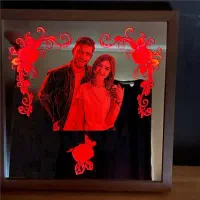 شبخواب آینه ای دیواری/کادو/چراغ خواب/آباژور رومیزی