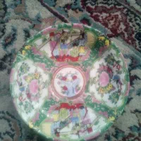 یک عدد نعلبکی گل مرغی قدیمی سالم