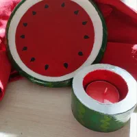 فنجون شمع های فانتزی|صنایع دستی و سایر لوازم تزئینی|اصفهان, شفق|دیوار