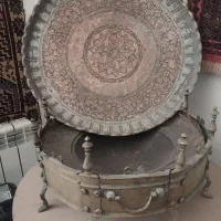 منقل روسی ۸ضلعی با مجمع قلم کاری