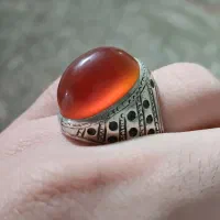 انگشتر عقیق سرخ یمنی طوقدار|کلکسیون اشیاء عتیقه|شهریار, شهرک امیریه|دیوار