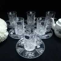 ظروف کریستال چک لهستان لردشید ناخمن سورمه ای|ظروف سرو و پذیرایی|تهران, تولید دارو|دیوار