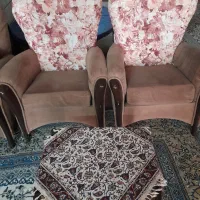مبلمان راحتی هفت نفره|مبلمان خانگی و میز عسلی|خمینی‌شهر, |دیوار