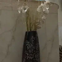 ۴ عددگل ژله ایی تقریبا سالم وگلدان