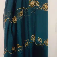 چادر کارشده با گلابتون ونگین