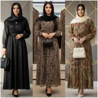 لباس زنانه پیراهن مجلسی خورشید شیکان کده