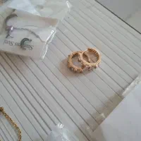 نیم ست استیل با رنگ ثابت قیمت ۱۲۰تومن|جواهرات|اردبیل, |دیوار