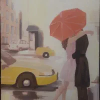 حراج تابلو نقاشی  کار دست روی بوم