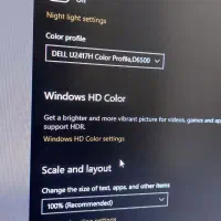 مانیتور 24 اینچ Dell مدل U2417H سری ultra sharp|قطعات و لوازم جانبی رایانه|کنگاور, |دیوار