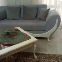 مبل ۷ نفره همراه با میز و عسلی و زیرتلویزیون|مبلمان خانگی و میز عسلی|قروه, |دیوار