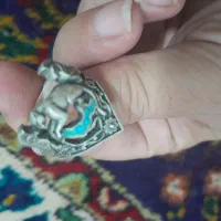 انگشتر دست ساز نقره یوزپلنگ ..سنگین ..خلیج فارس|جواهرات|اصفهان, بهارستان|دیوار