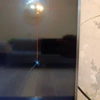 تلویزیون ۴k برند tcl سایز ۵۵ بدون تصویر|تلویزیون و پروژکتور|فردیس, منظریه|دیوار
