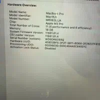 MacBook Pro M3pro apple مک‌بوک پرو اپل|رایانه همراه|اهواز, کیانپارس |دیوار