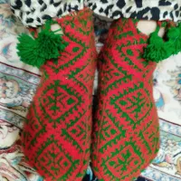 پا پوش بافت سنتی ساق کوتاه