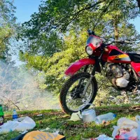 موتور هوندا تریل XL دو فنره|موتورسیکلت|تهران, شکوفه|دیوار