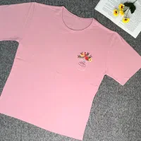 تیشرت طرح گلدان گلدوزی|لباس|تهران, جیحون|دیوار