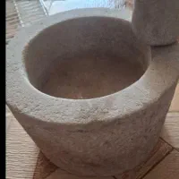 هاونگ سنگی قدیمی|کلکسیون اشیاء عتیقه|سبزوار, زینبیه|دیوار