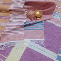 حوله و دستمال‌های نخی دستبافت|سفره، حوله، دستمال آشپزخانه|یزد, |دیوار